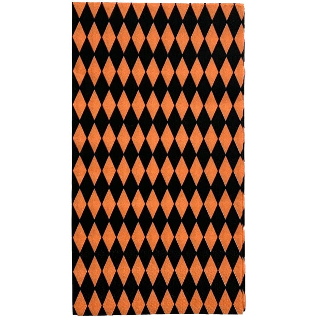 Jollity & Co . Checkered Halloween Guest Napkins