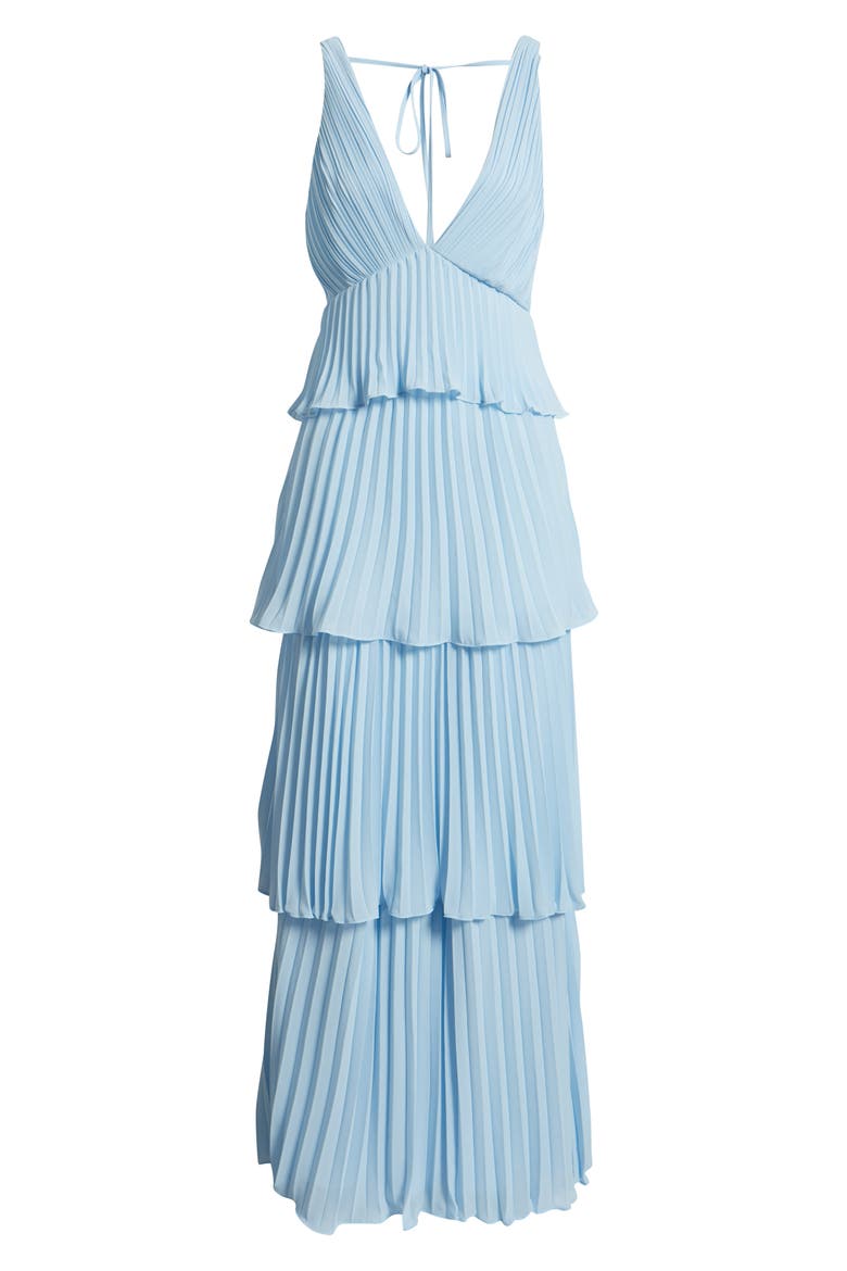 true decadence light blue pleated tiered midaxi dress New Arrivals