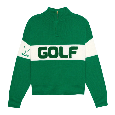 Madison Quarter Zip Sweater - Golf