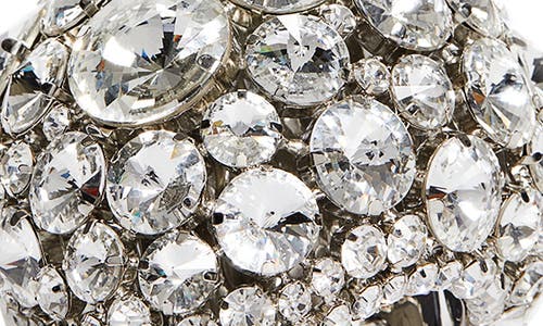 Area Crystal Cluster Cuff Bracelet