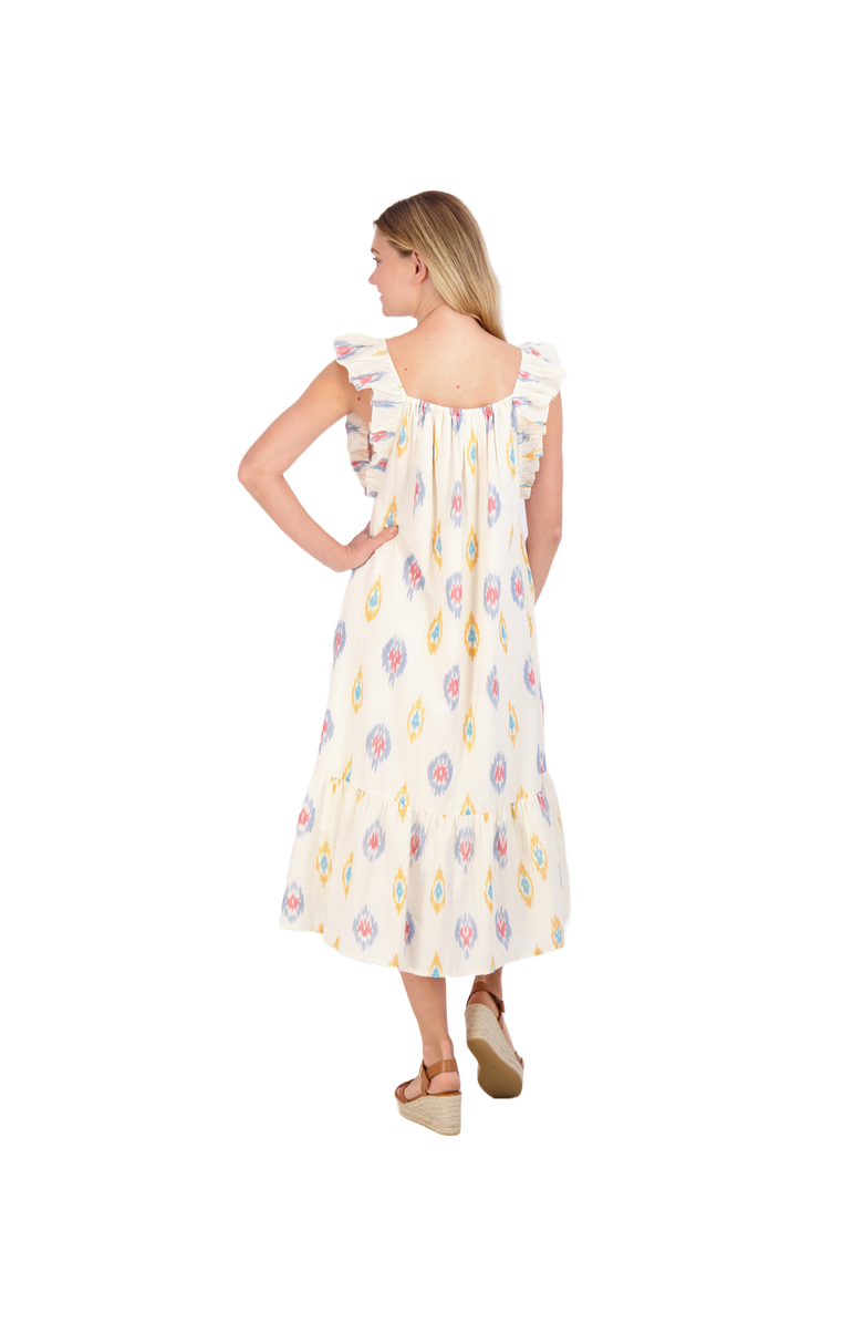 Mer St. Barth Eva Ruffle Sundress, Alternate, color, Violet Booti