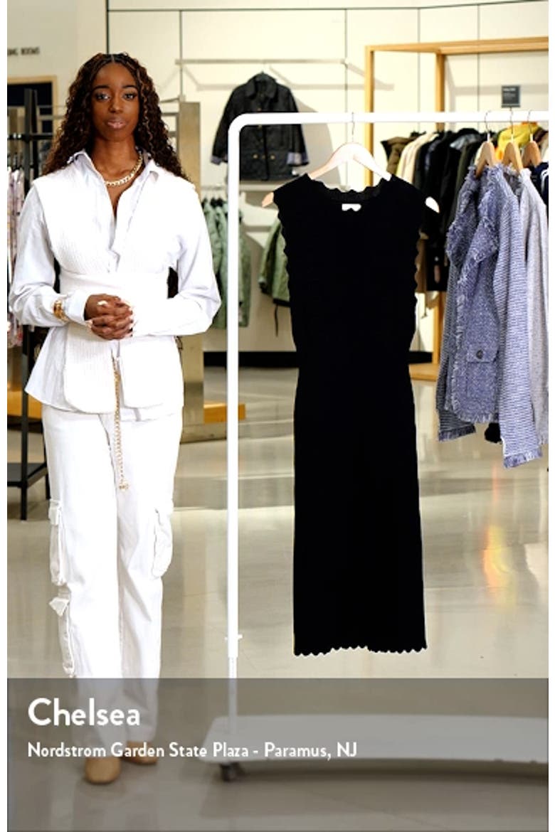 Dove Rib Knit Sweater Dress video
