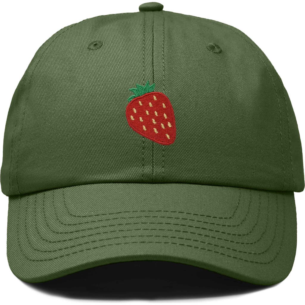 Dalix Strawberry Hat In Olive