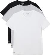 Lacoste 3-Pack Cotton Crewneck T-Shirts
