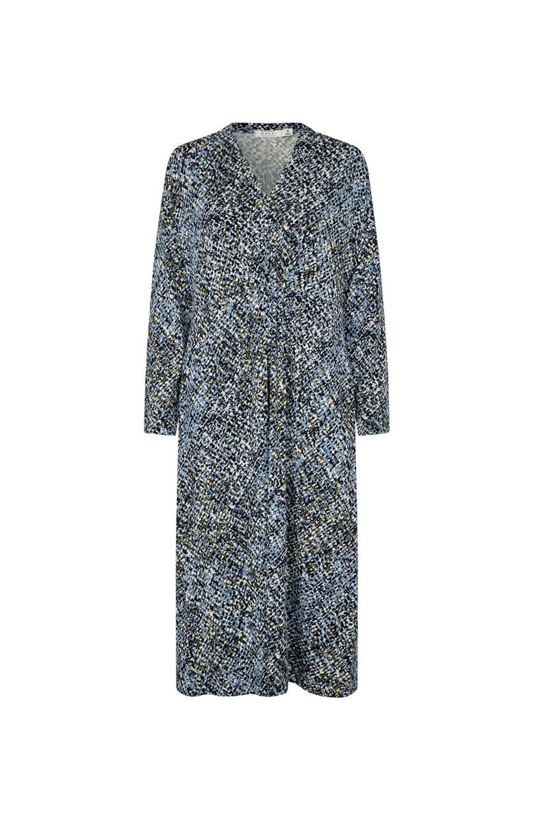 Masai Copenhagen MaOtobia Fitted Graphic Print Dress, Alternate, color, Proven Blue