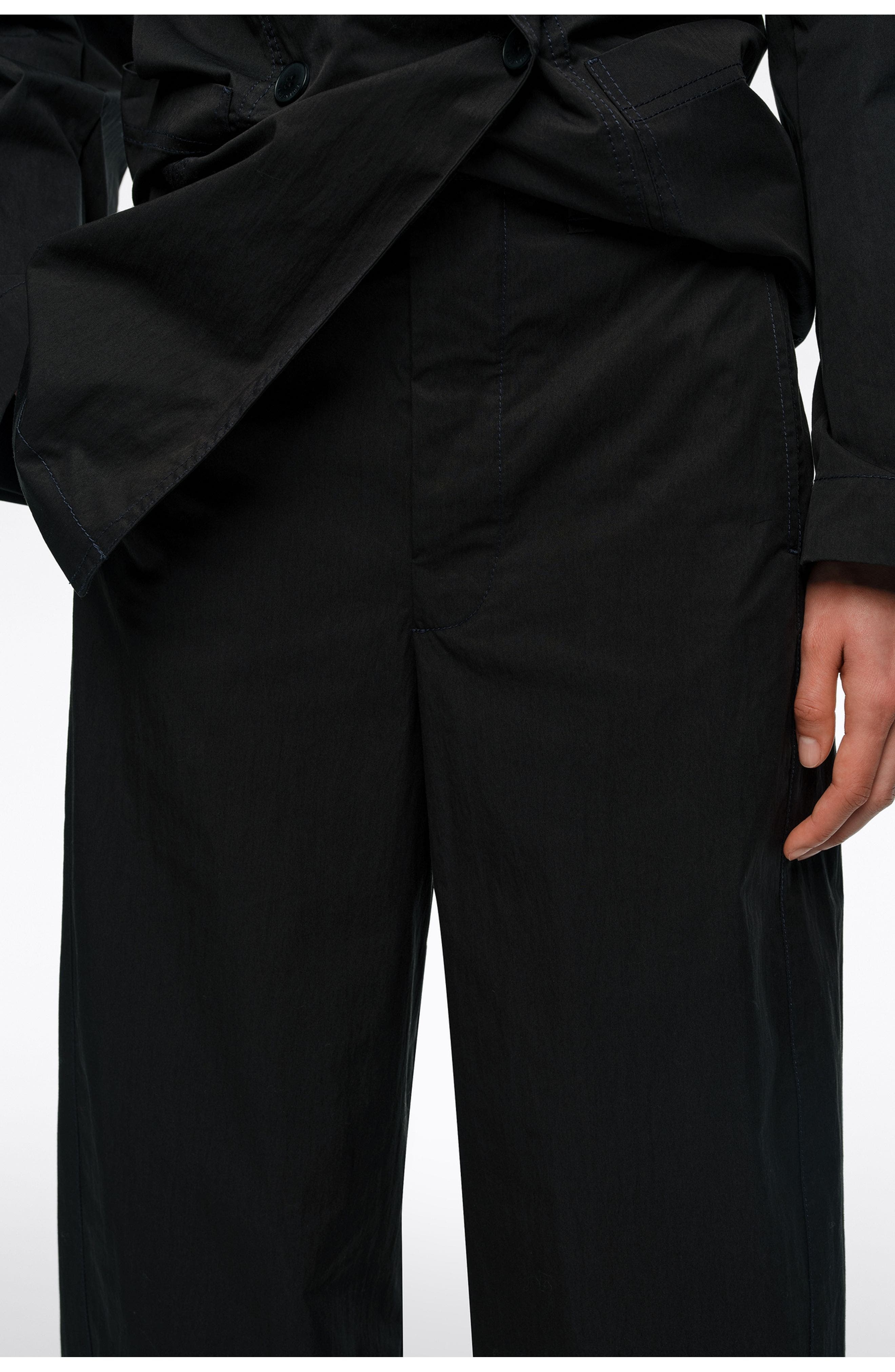 Barrel Trousers With Stitching - image 2