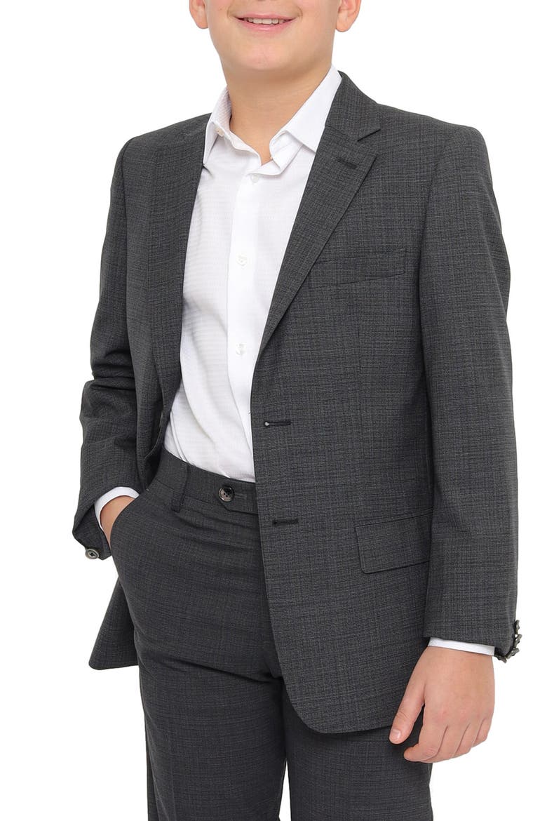 Kids' Chanty Z6 Wool Blend Suit, Main, color, CHARCOAL