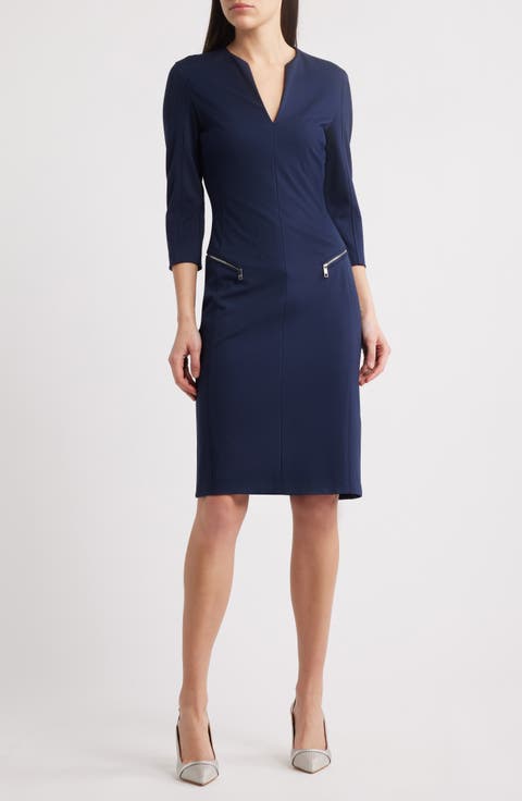 Dalmar Split Neck Dress