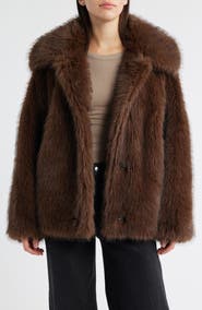 Bernardo Ellery Faux Fur Coat