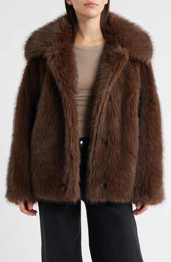 Bernardo Ellery Faux Fur Coat