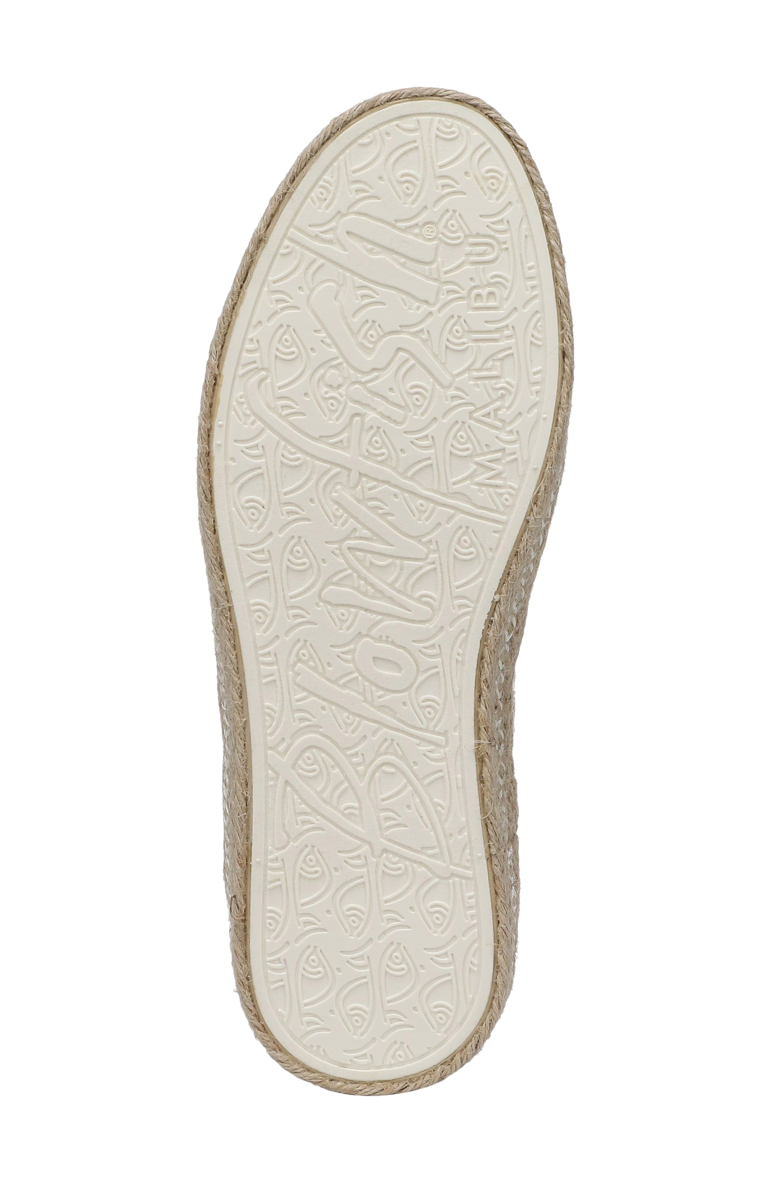 Benita Sole Espadrille Flat, Alternate, color, CREAM WOVEN FABRIC