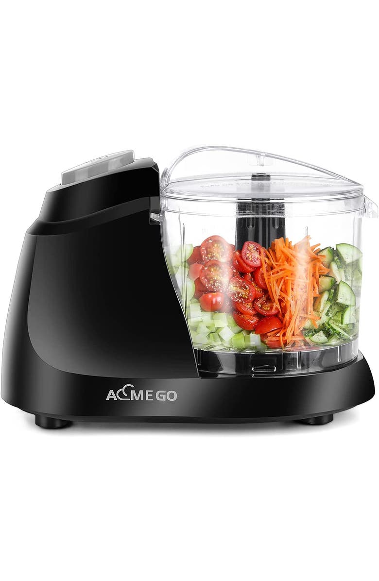 AEMEGO Mini Food Processor 1.5 Cup Meat &Vegetable Electric Food Chopper, Main, color, Black