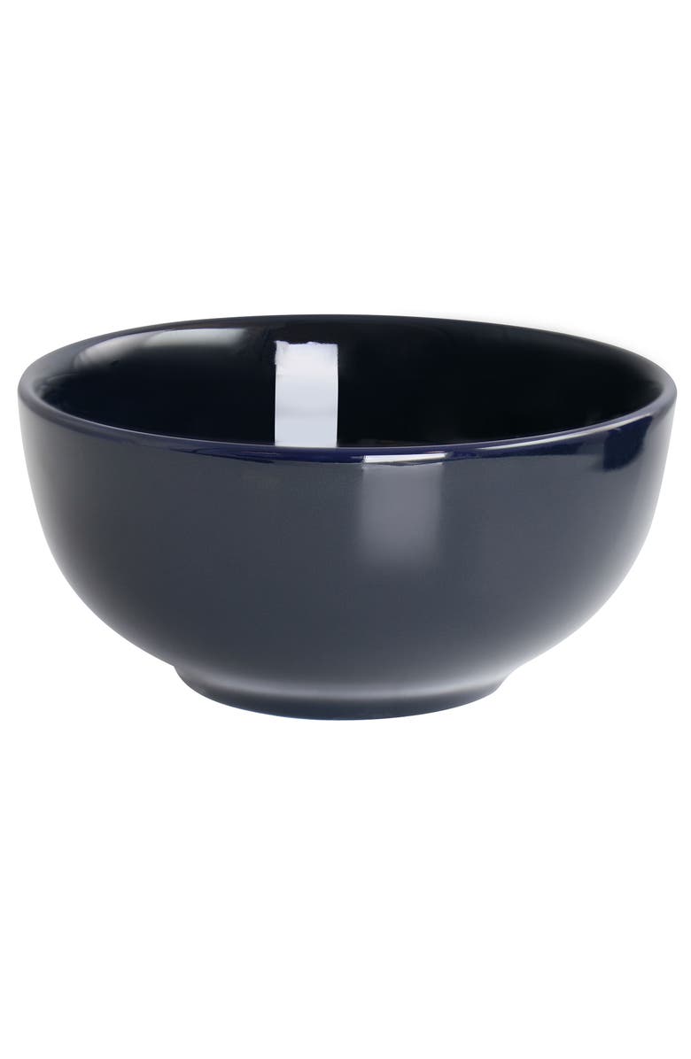 Elama Luna 18 Piece Porcelain Dinnerware Set, Alternate, color, Blue