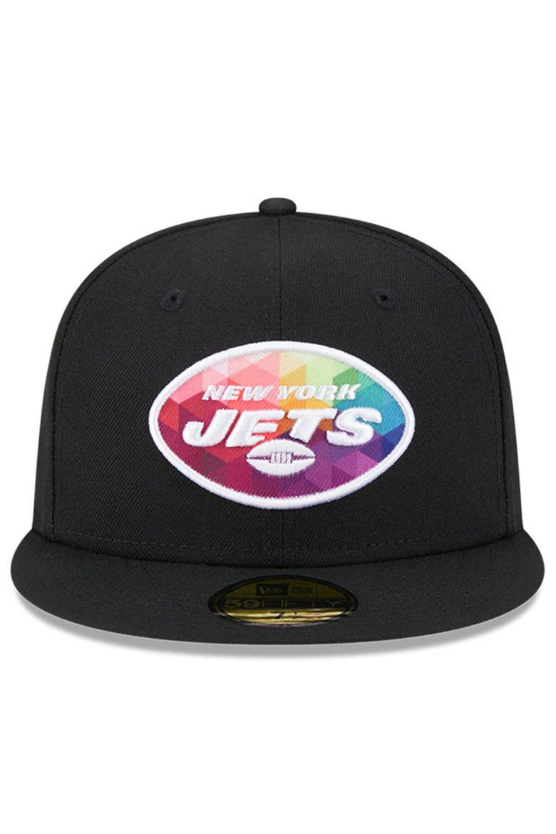Men's New Era  Black New York Jets 2023 NFL Crucial Catch 59FIFTY Fitted Hat, Alternate, color, Black