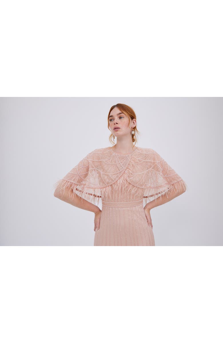 RAISHMA Adira Gown, Alternate, color, Beige