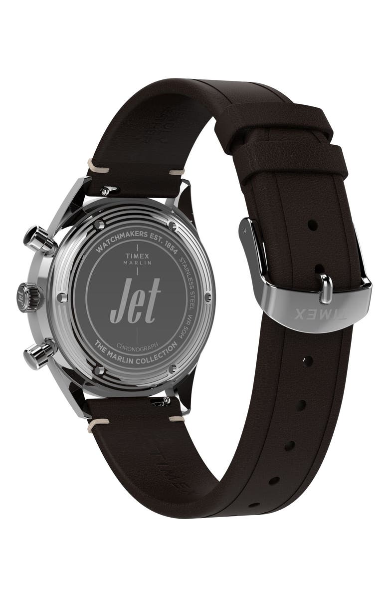 Timex<sup>®</sup> Marlin<sup>®</sup> Jet Chronograph Bracelet Watch, 40mm, Alternate, color, Brown