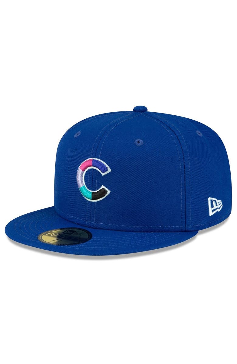 New Era Men's New Era Royal Chicago Cubs 2016 World Series Polar Lights 59FIFTY Fitted Hat, Alternate, color, Royal