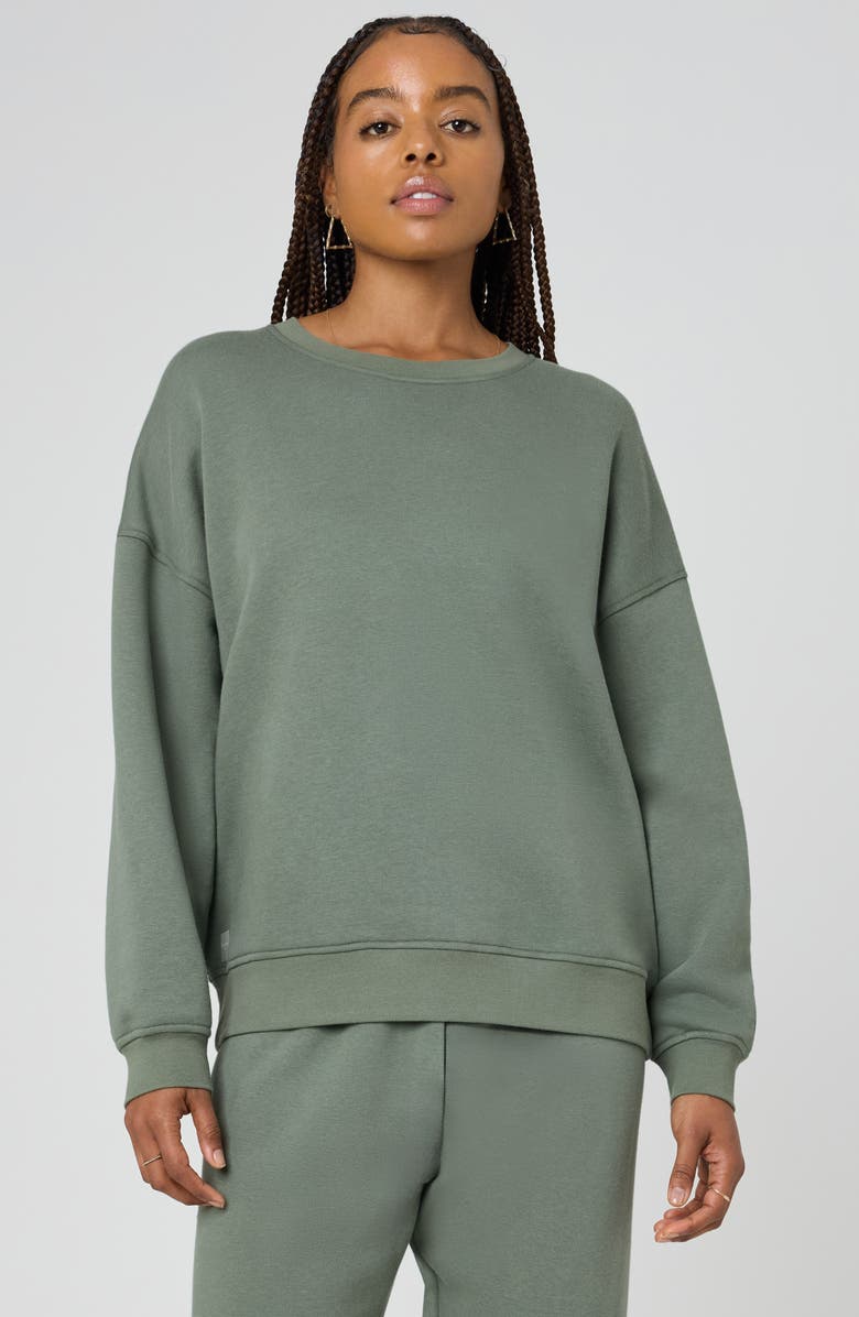 Florence by Mills Cozy Crush Oversize Sweatshirt, Alternate, color, Laurel Wreath