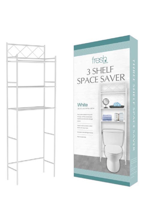 3-Shelf Metal Bathroom Organizer