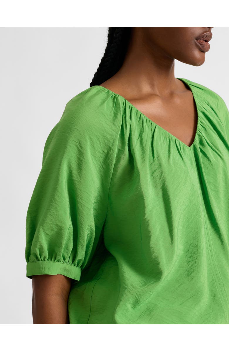 Albaray Air Flow V-Neck Gathered Top, Alternate, color, Green