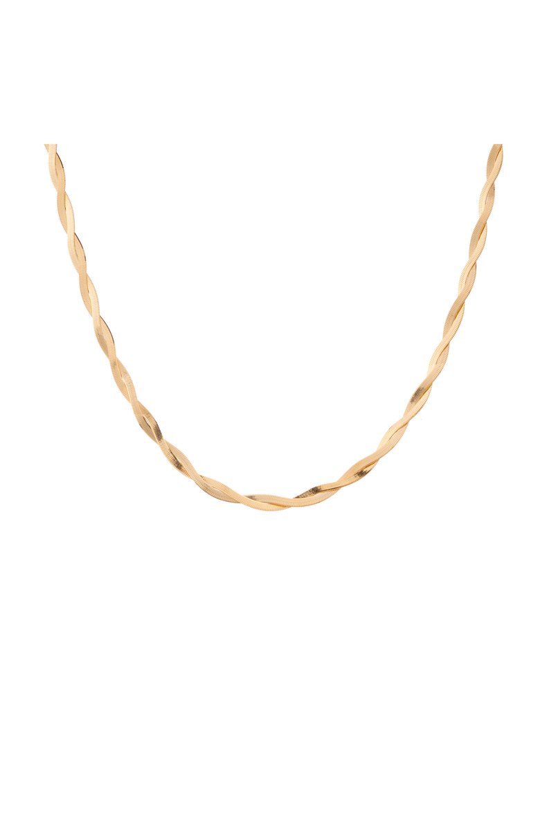 Aurate New York Herringbone Twist Necklace, Main, color, 
