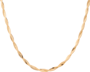 Aurate New York Herringbone Twist Necklace