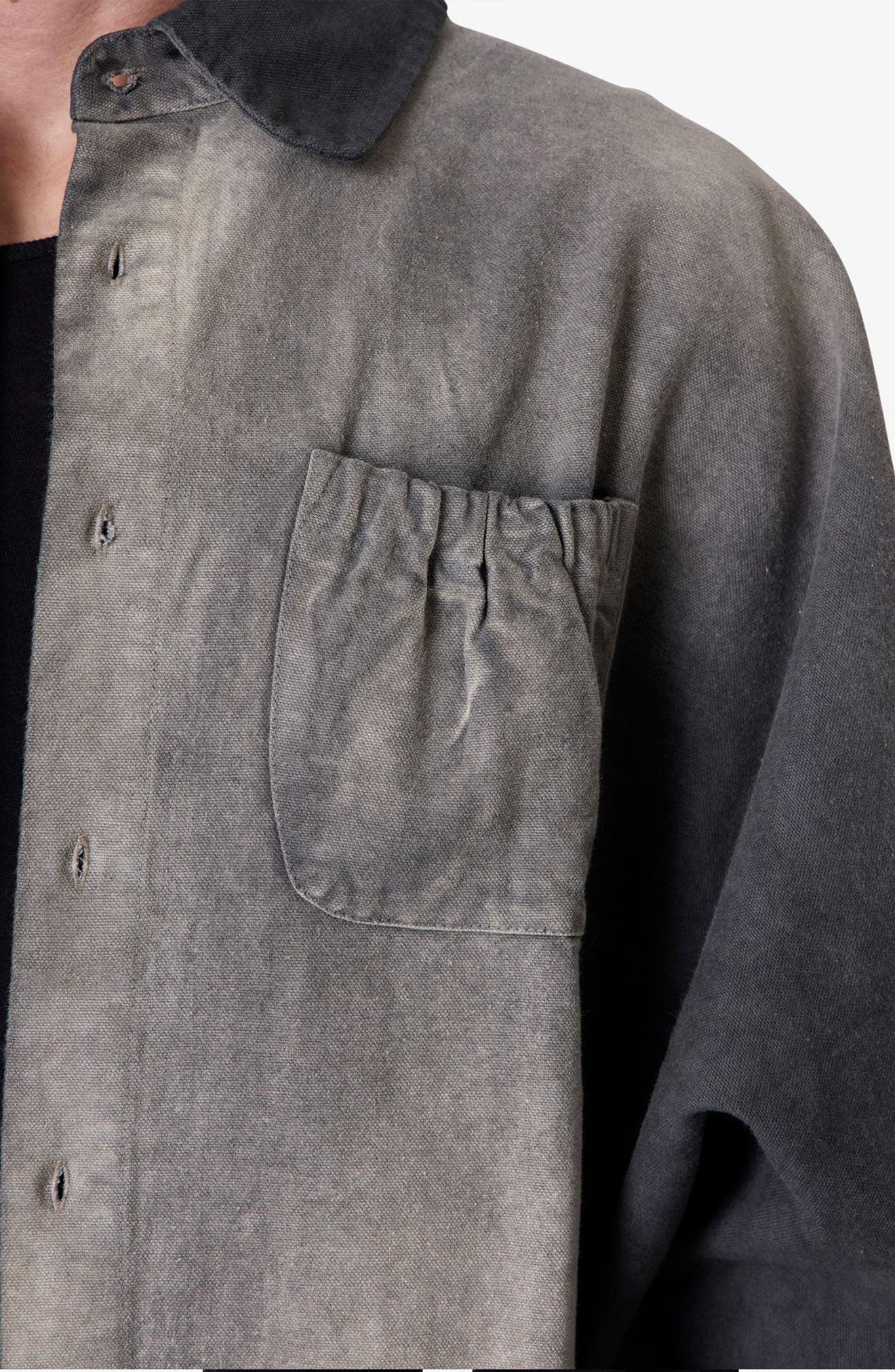 Spray Denim Button-Up Shirt - image 2