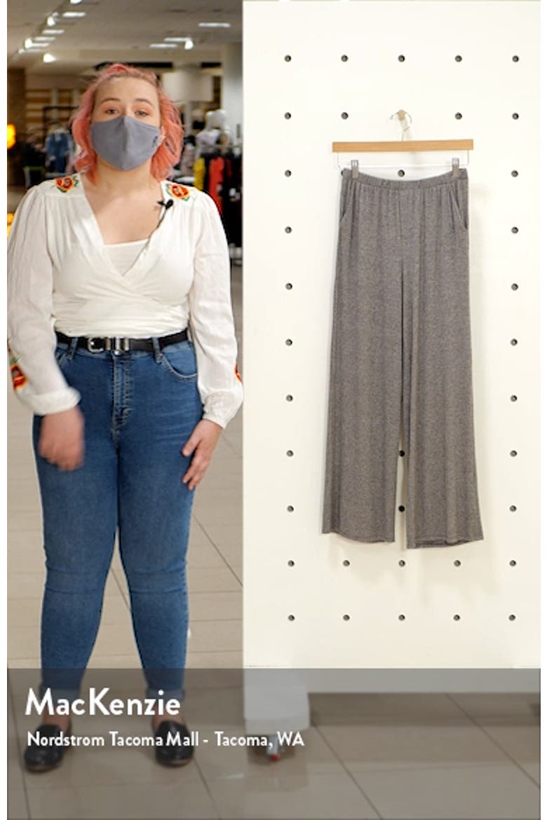 All In Favor Wide Leg Lounge Pants video