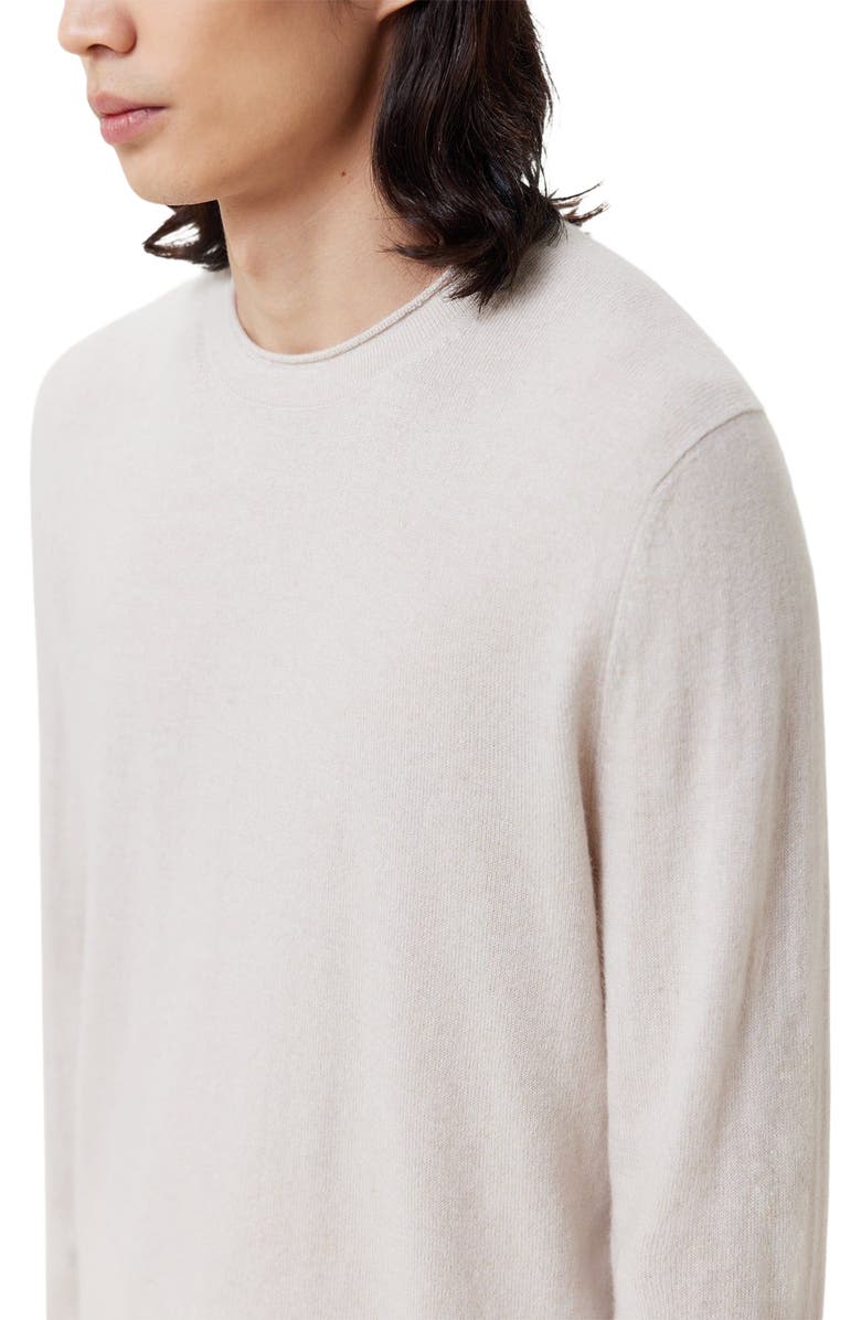 GOBI Mongolian Cashmere Men's Lightweight Cashmere Sweater, Alternate, color, Silver Birch