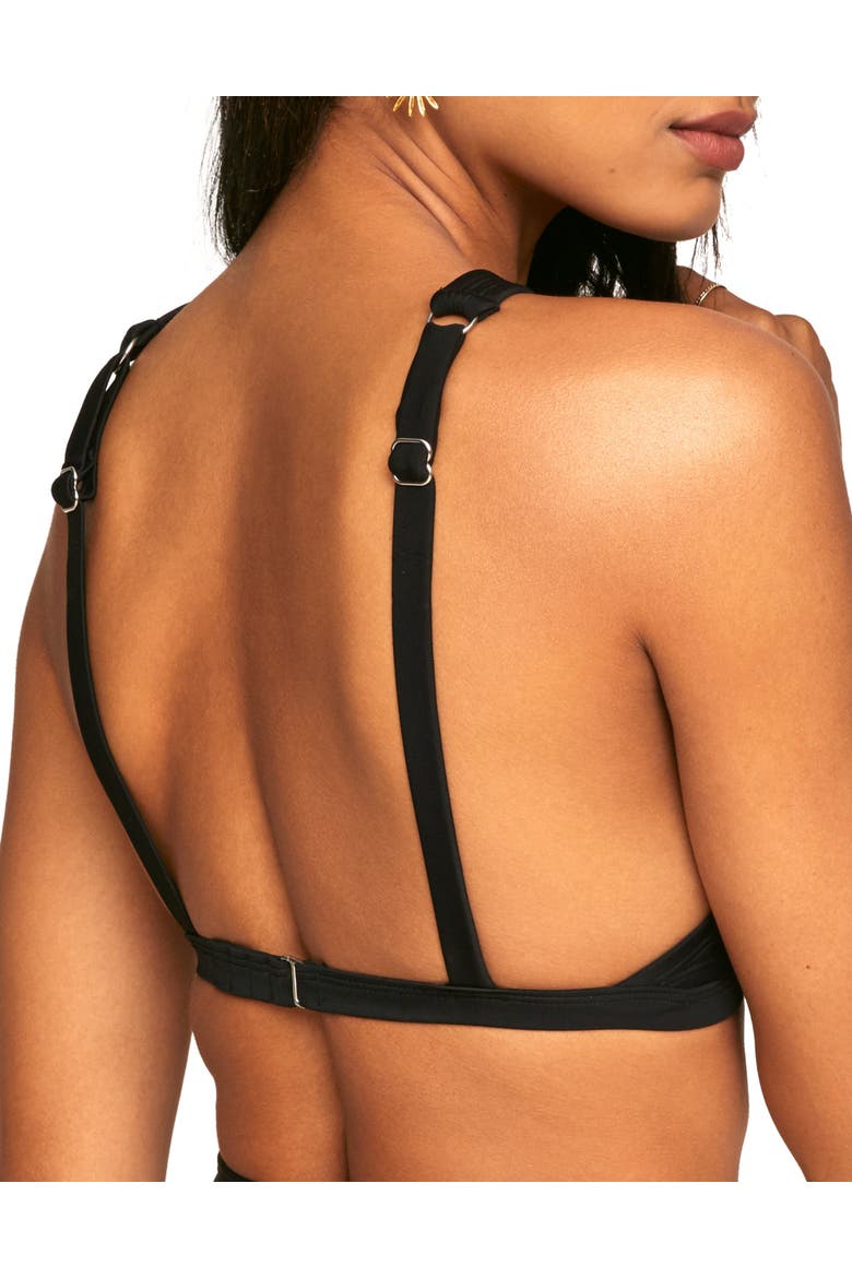 Demi Swimwear Bra, Alternate, color, Black