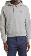 AMI PARIS AMI Alexandre Mattiussi Ami De Coeur Oversize Organic Cotton Hoodie