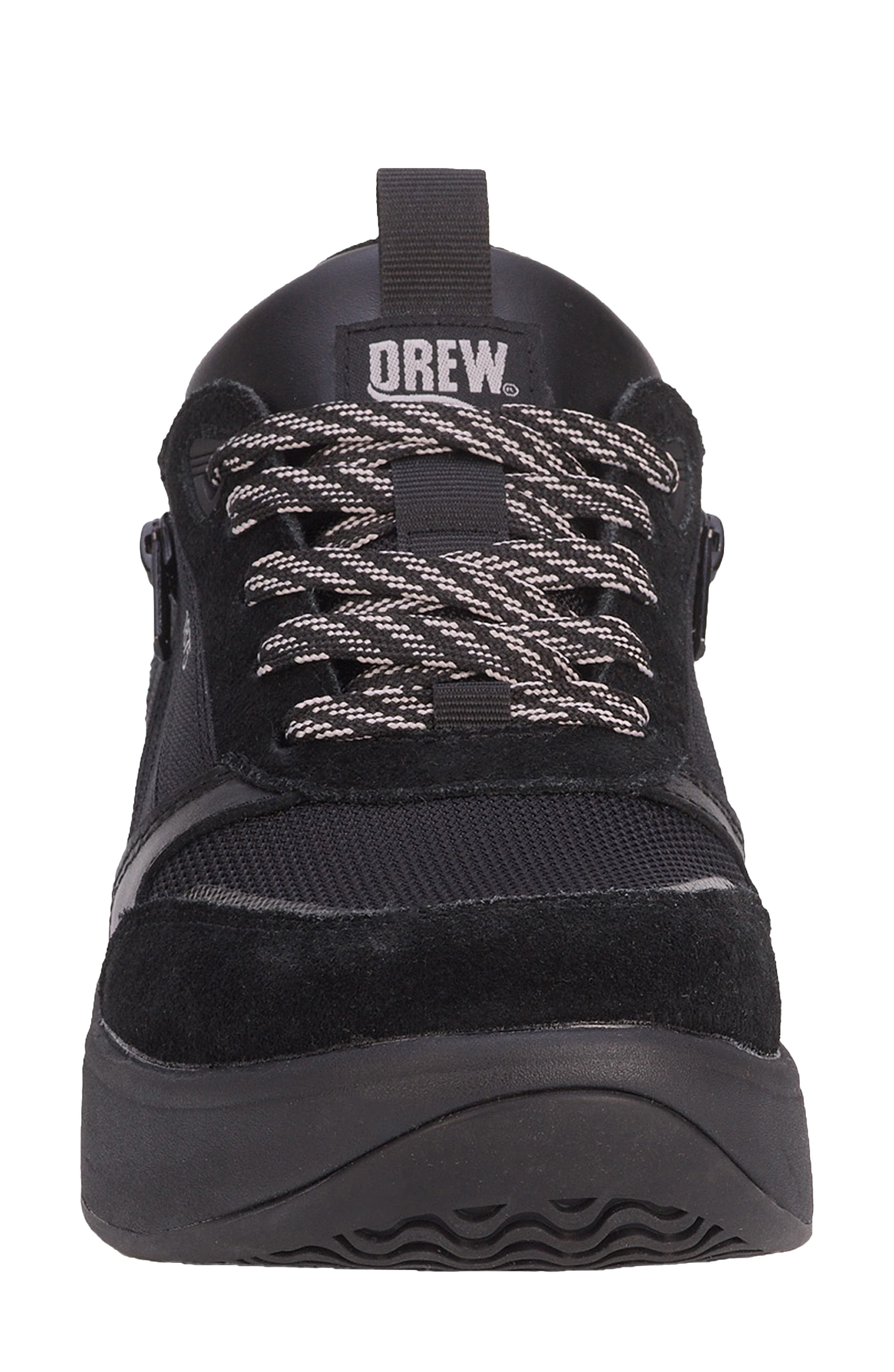 DREW Happy Sneaker, Alternate, color, Solid Black Combo