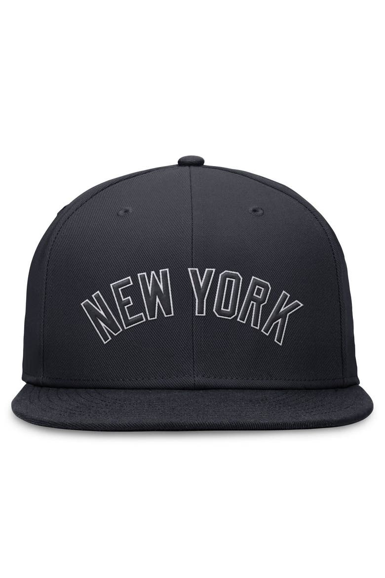 Men's Nike Navy New York Yankees Evergreen Performance Fitted Hat, Alternate, color, Navy