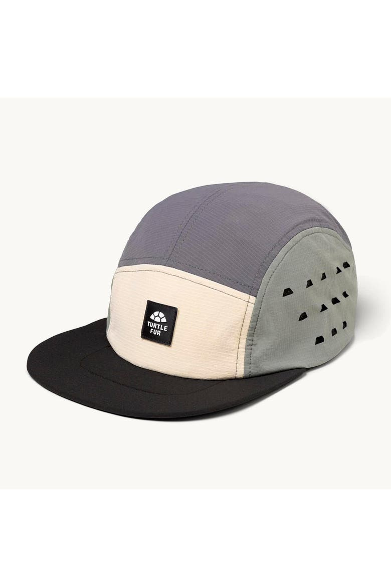 Way Out 5-Panel Hat, Main, color, Sandstone
