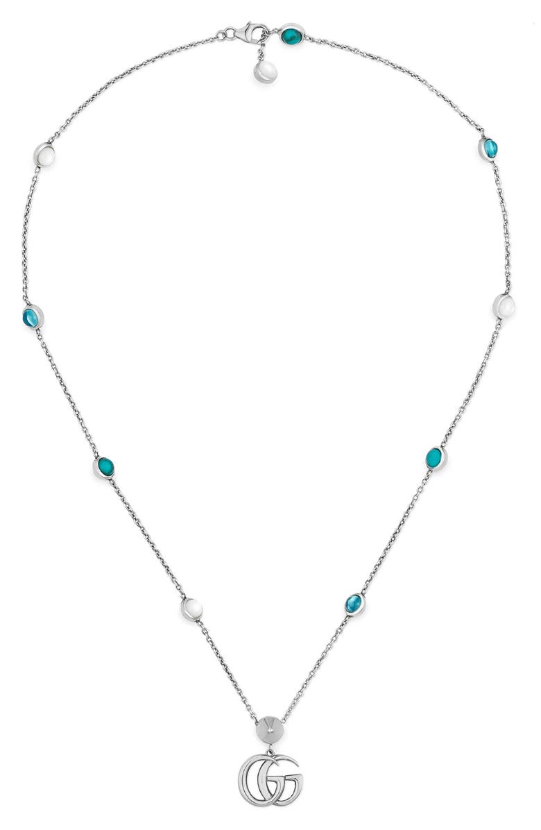 Gucci GG Pendant Necklace, Main, color,