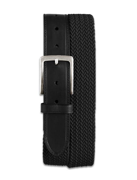 Stretch Braided Leather Belt