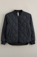 Zella Girl Kids' Luna Onion Quilted Bomber Jacket