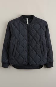Zella Girl Kids' Luna Onion Quilted Bomber Jacket