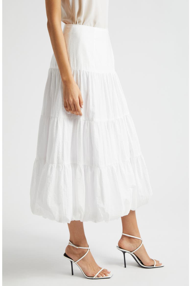 Pyper Tiered Bubble Skirt, Alternate, color, WHITE