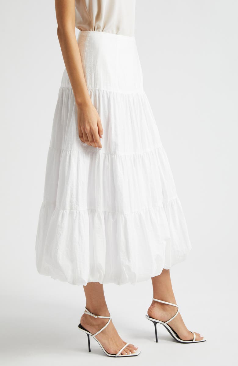 Cinq à Sept Pyper Tiered Bubble Skirt, Alternate, color, White