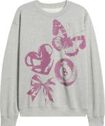 GOLDEN HOUR Eight Ball Collage Graphic Sweatshirt