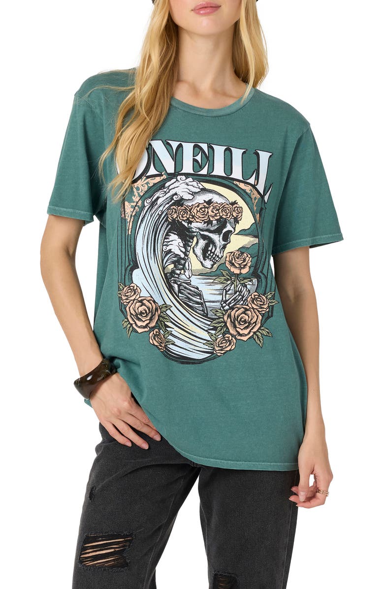 O'Neill Begonias Cotton Graphic T-Shirt, Main, color, 