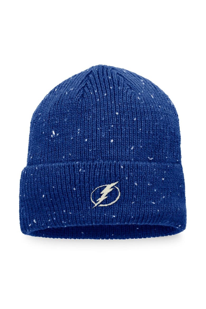 Men's Fanatics Branded Blue Tampa Bay Lightning Authentic Pro Rink Pinnacle Cuffed Knit Hat, Main, color, Blue