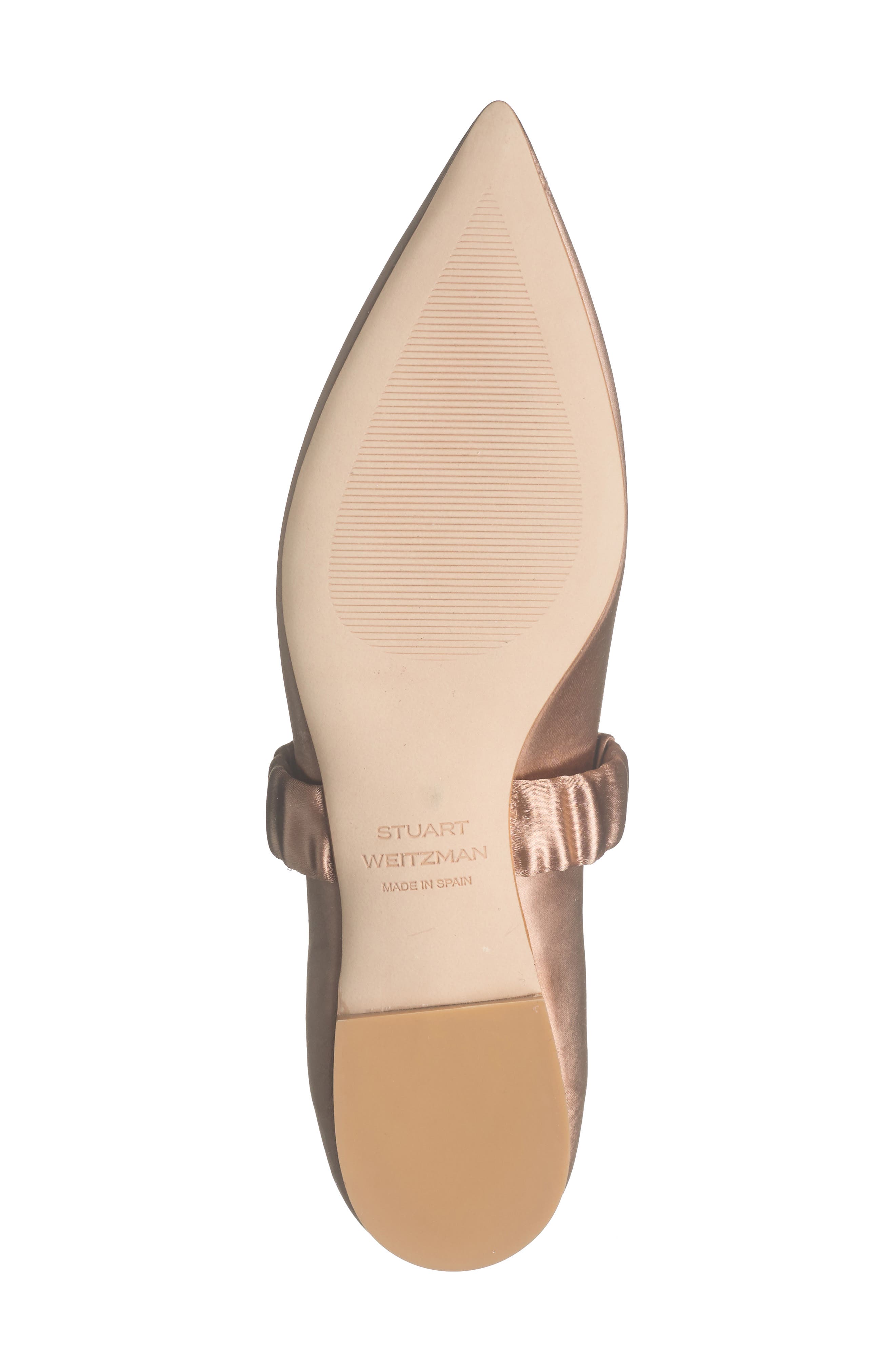 Stuart Weitzman Maxine Ballet Flat, Alternate, color, Golden Beige