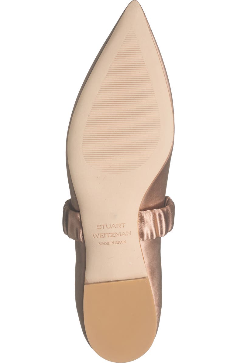 Stuart Weitzman Maxine Ballet Flat, Alternate, color, Golden Beige