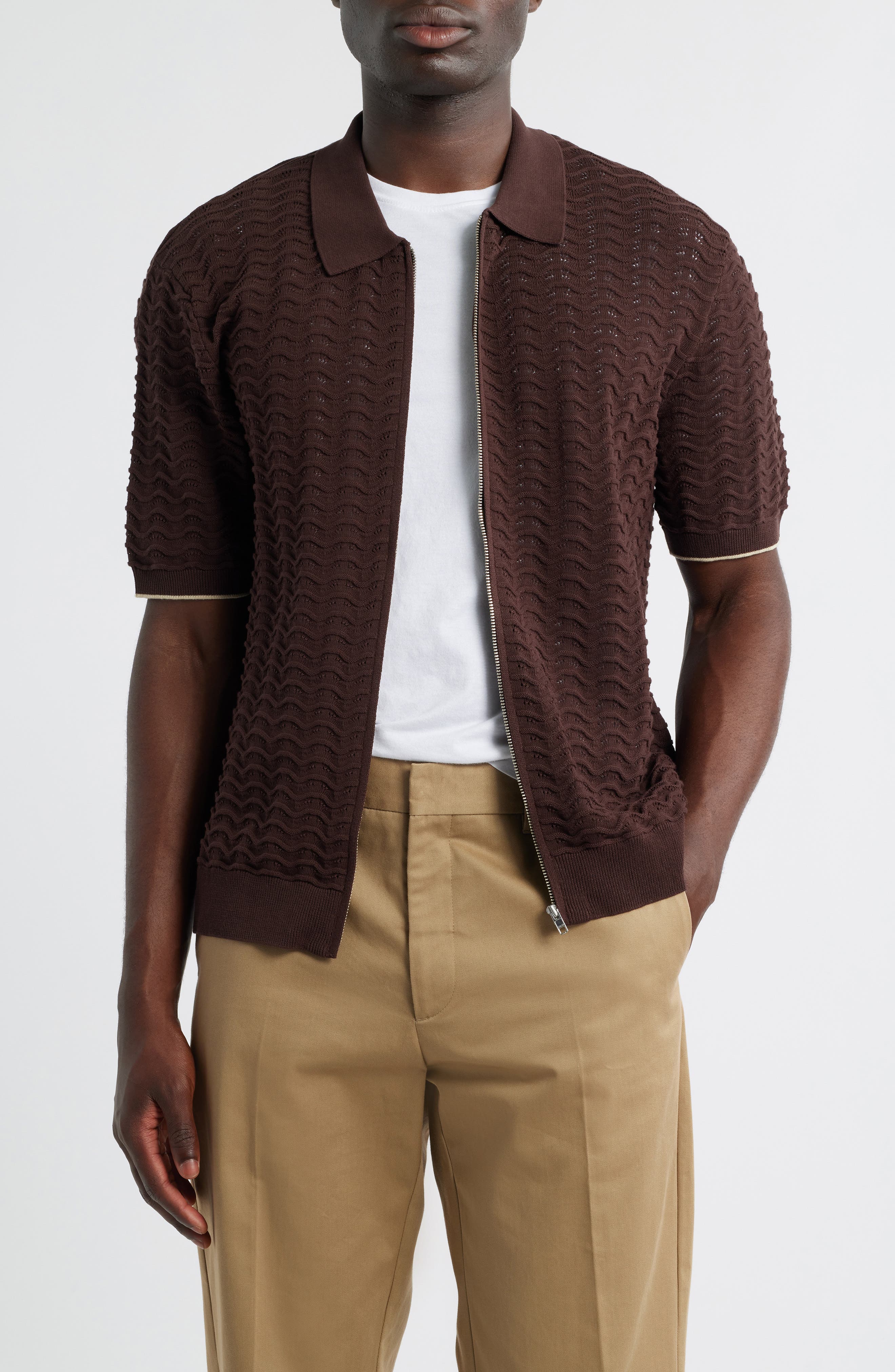 NN07 Gustav 6636 Full Zip Top