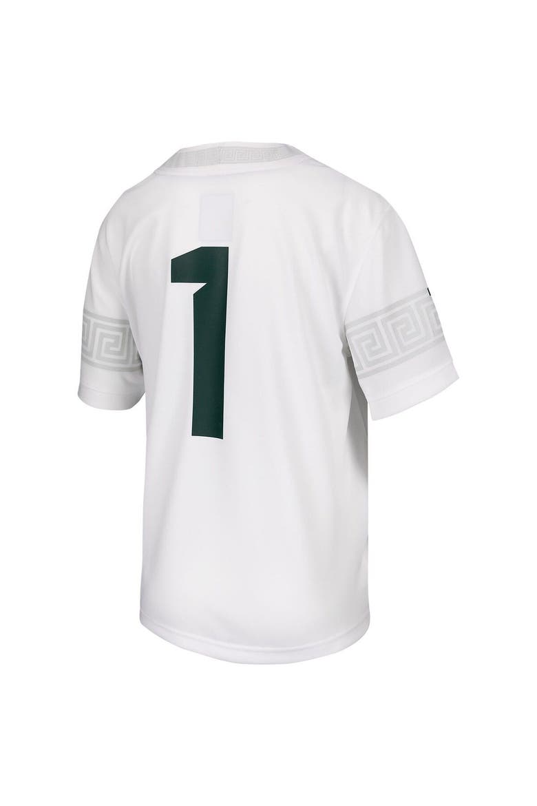 Youth Nike # White Michigan State Spartans Football Game Jersey, Alternate, color, White