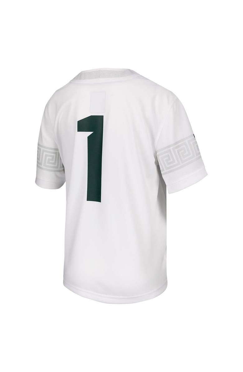 Nike Youth Nike # White Michigan State Spartans Football Game Jersey, Alternate, color, White