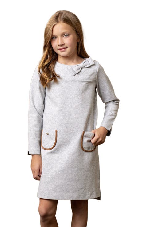 Kids' Long Sleeve Quilted Ponte Riding Dress (Toddler, Little Kid and Big Kid)