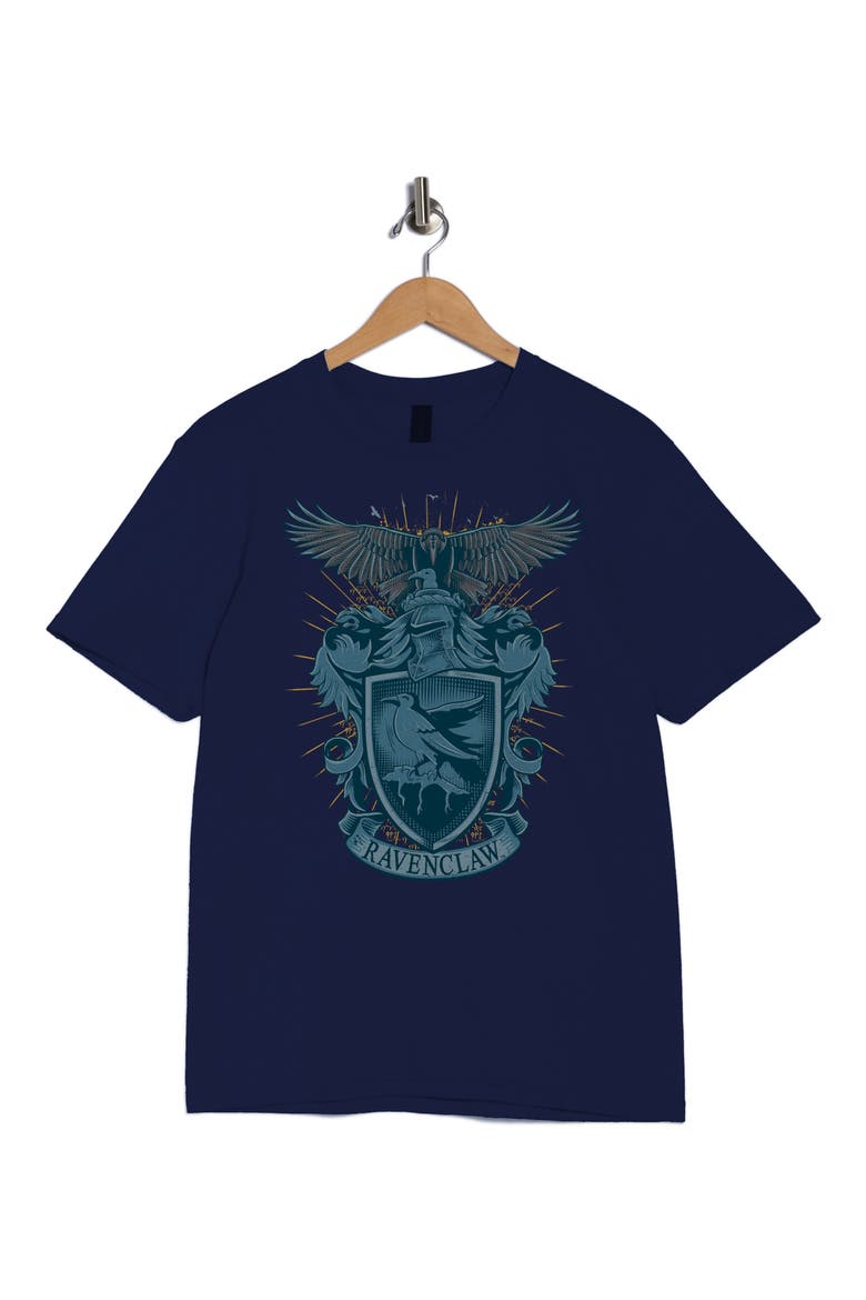 Harry Potter Ravenclaw Mascot Graphic T-Shirt, Alternate, color, NAVY